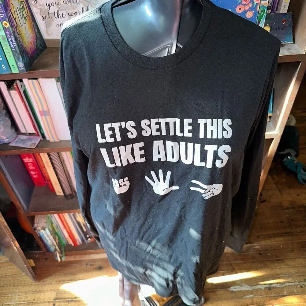 Lularoe Let’s Settle This Like Adults Rock Paper Scissors top